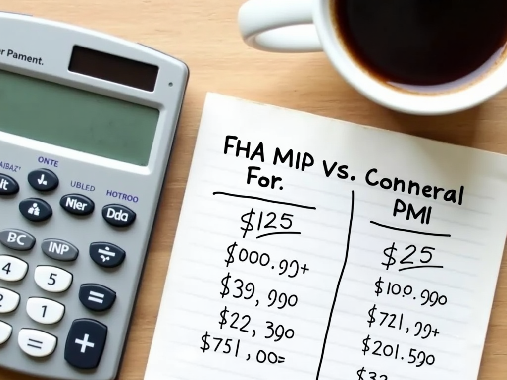 Calculating FHA vs. conventional loan costs