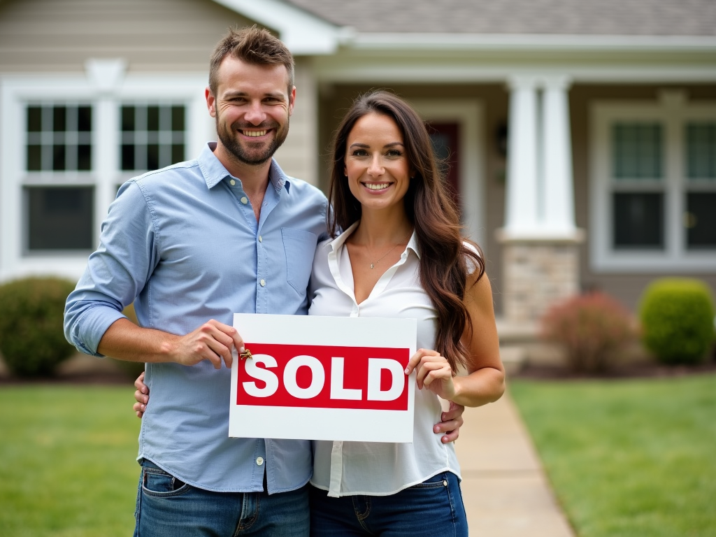 Happy homeowners after passing FHA appraisal