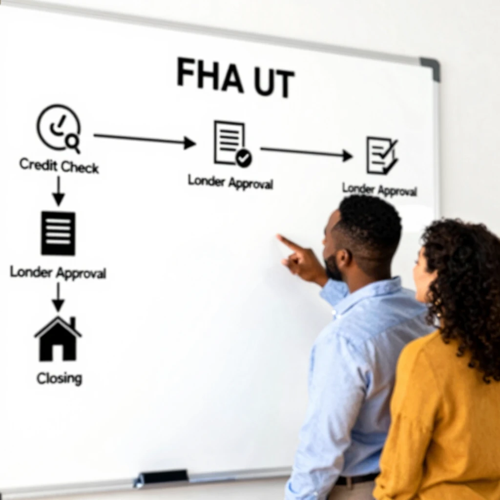 Visual guide to the FHA loan application steps