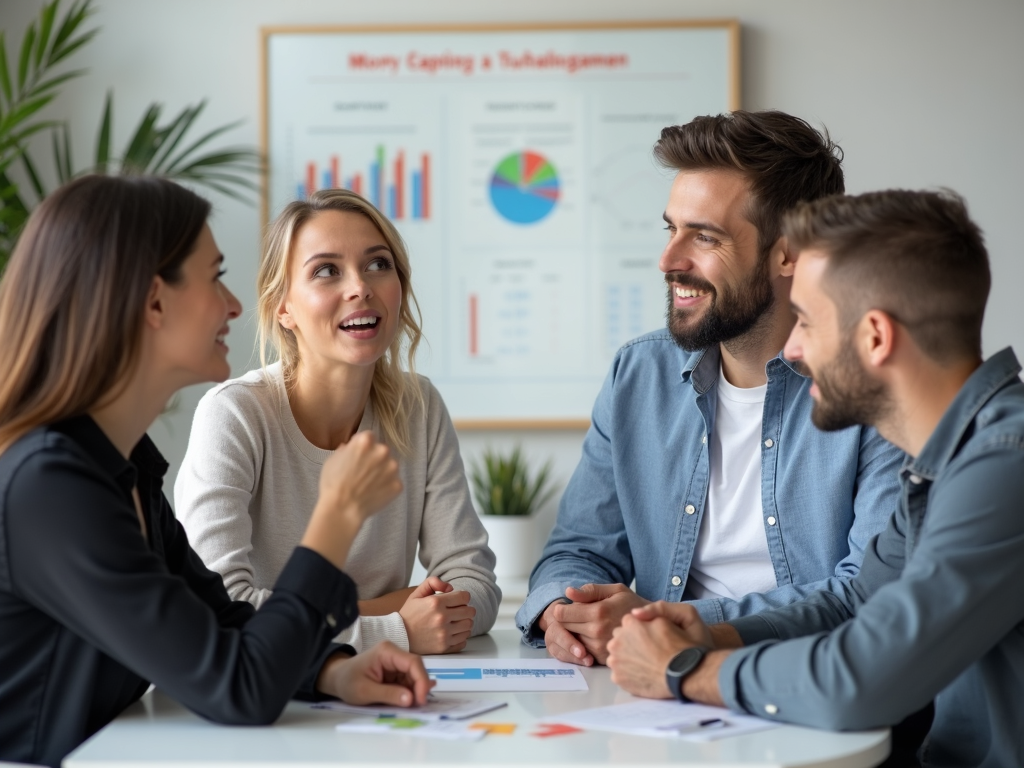 Mortgage broker advising couple