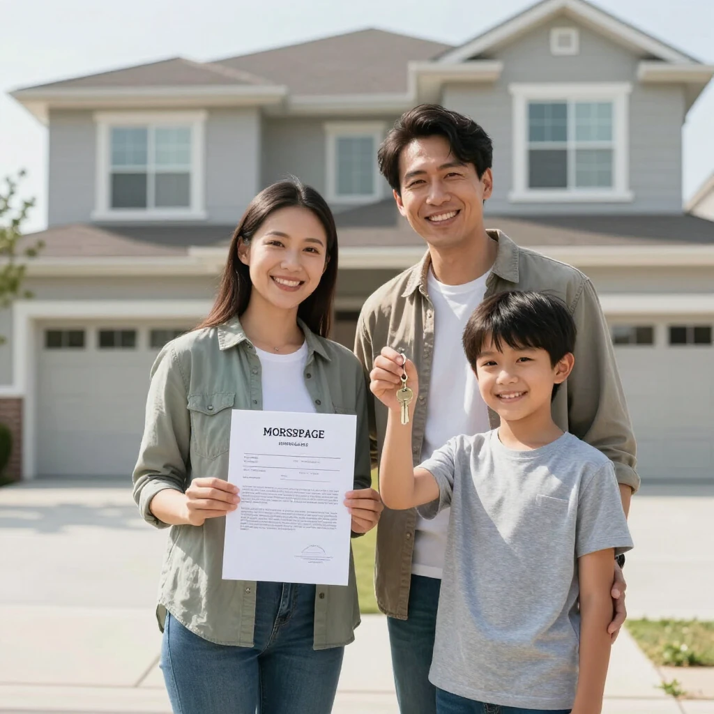 Family enjoying benefits of FHA refinancing