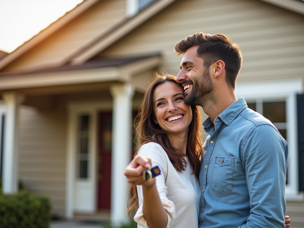 Couple with FHA-financed home