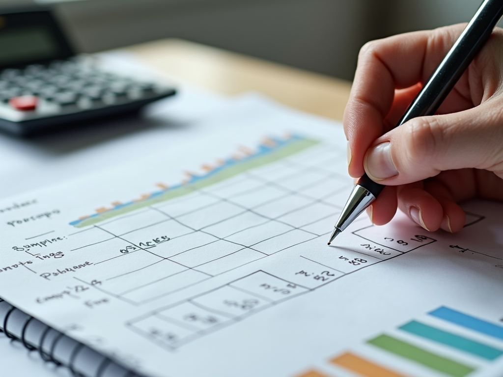 Calculating debt-to-income ratio with calculator and documents