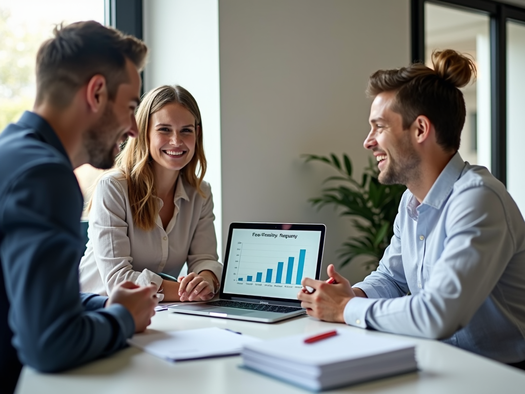 Couple discussing DTI with loan officer