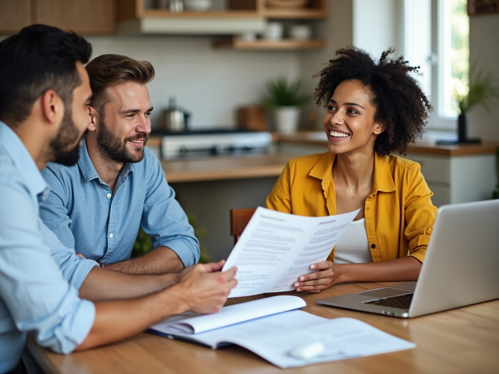 Mortgage consultation with broker