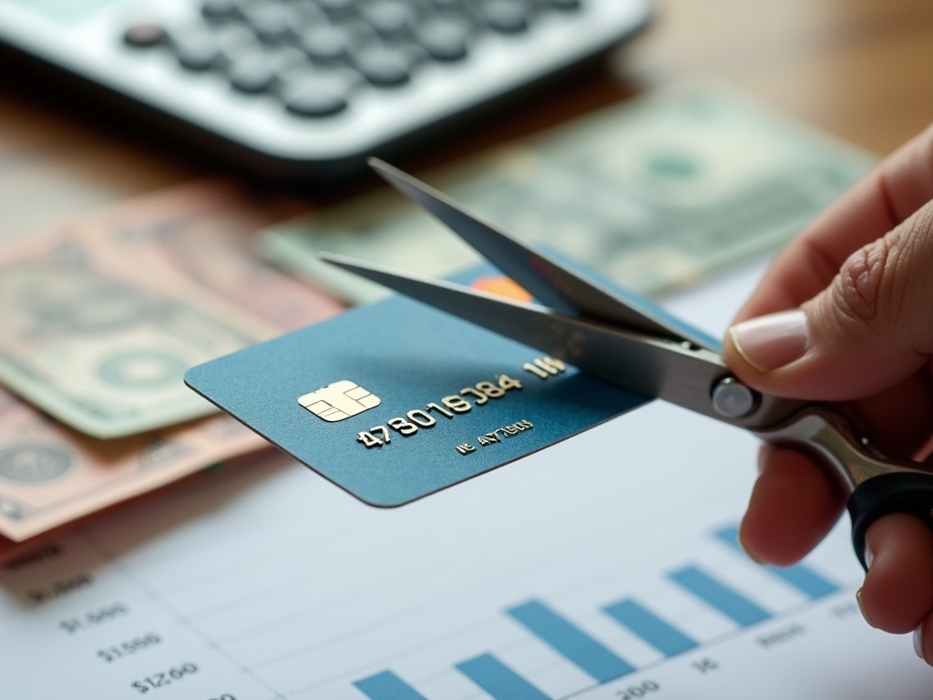 Graph showing credit score improvement