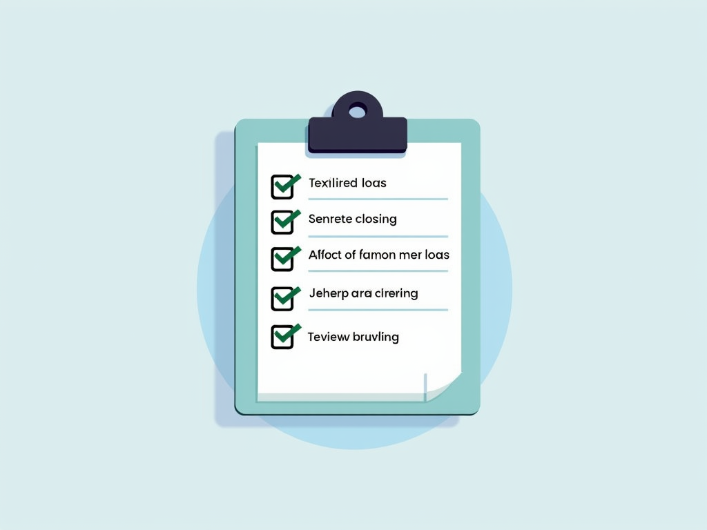 Checklist of FHA loan closing costs