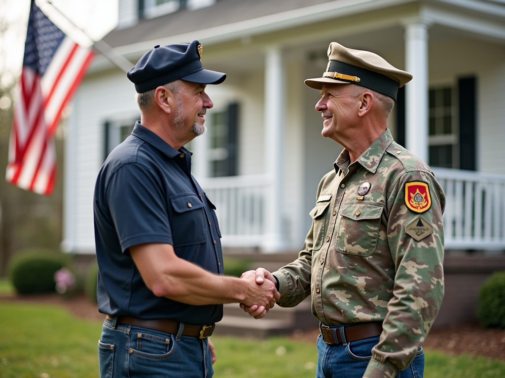 Veteran securing VA loan