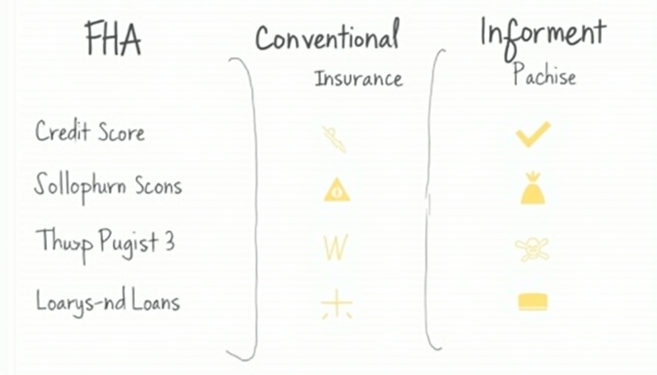 FHA vs. Conventional Loans Comparison Chart
