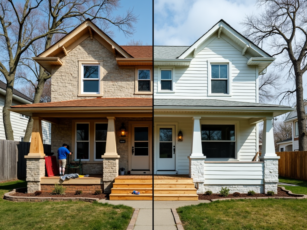 Home being renovated with FHA 203(k) Loan