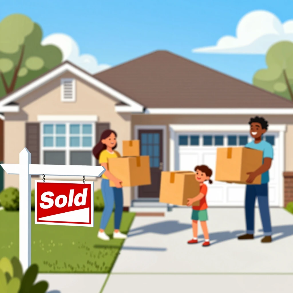 Family moving into new home