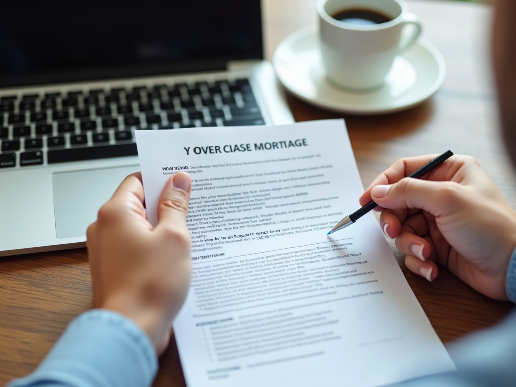 Mortgage broker explaining terms to a client