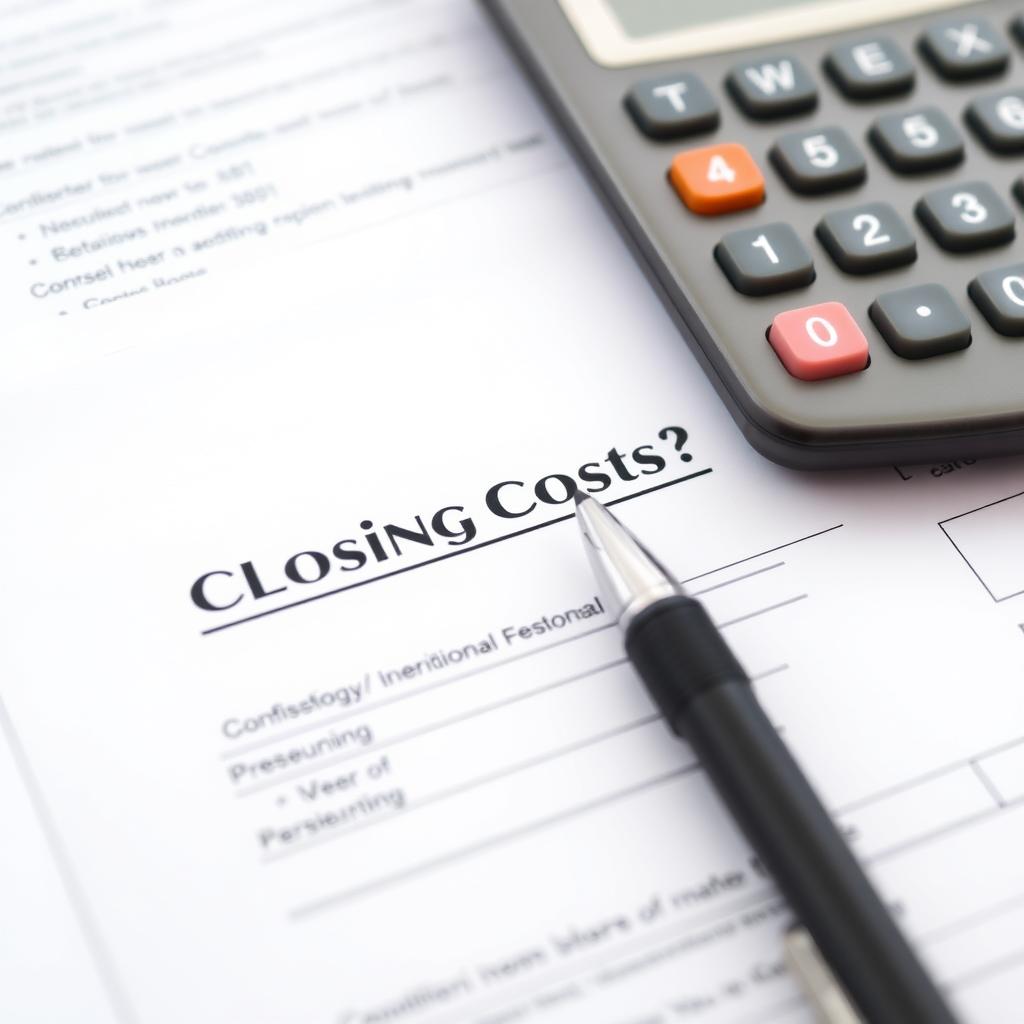 Closing costs paperwork