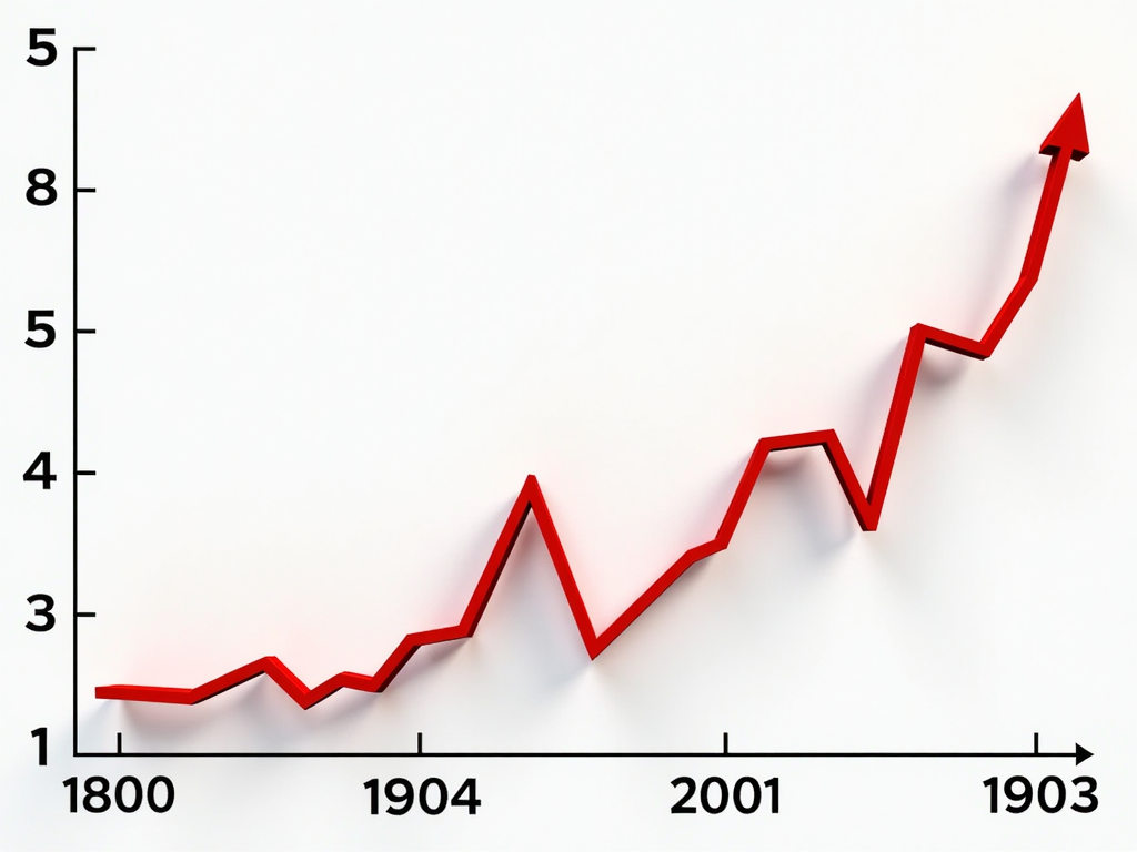 A graph showing the fluctuation in home prices over time, illustrating valuation challenges in FHA appraisals.