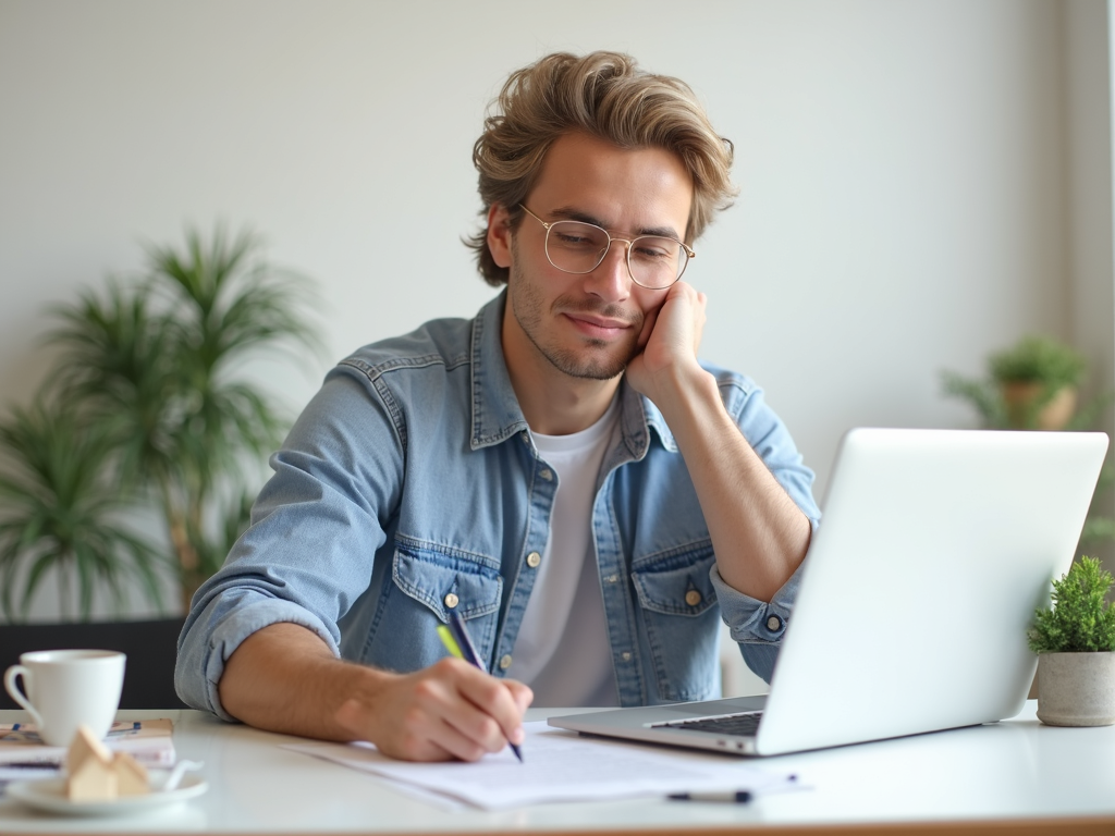 Person signing a mortgage document
