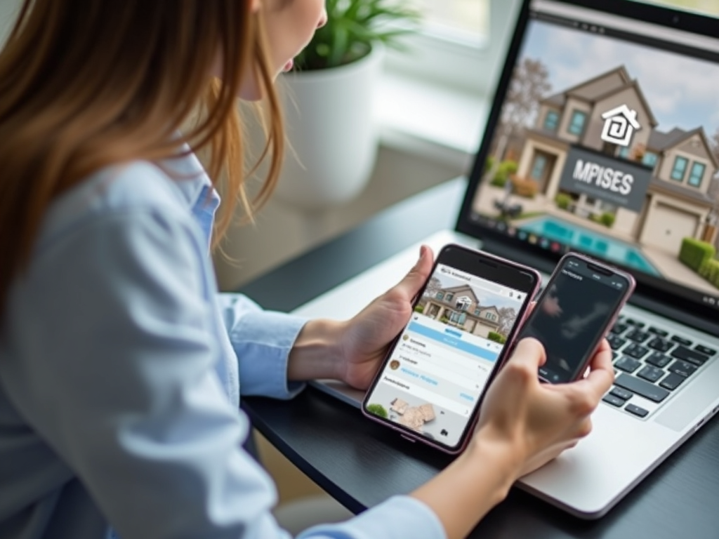 Real estate agent building their personal brand online