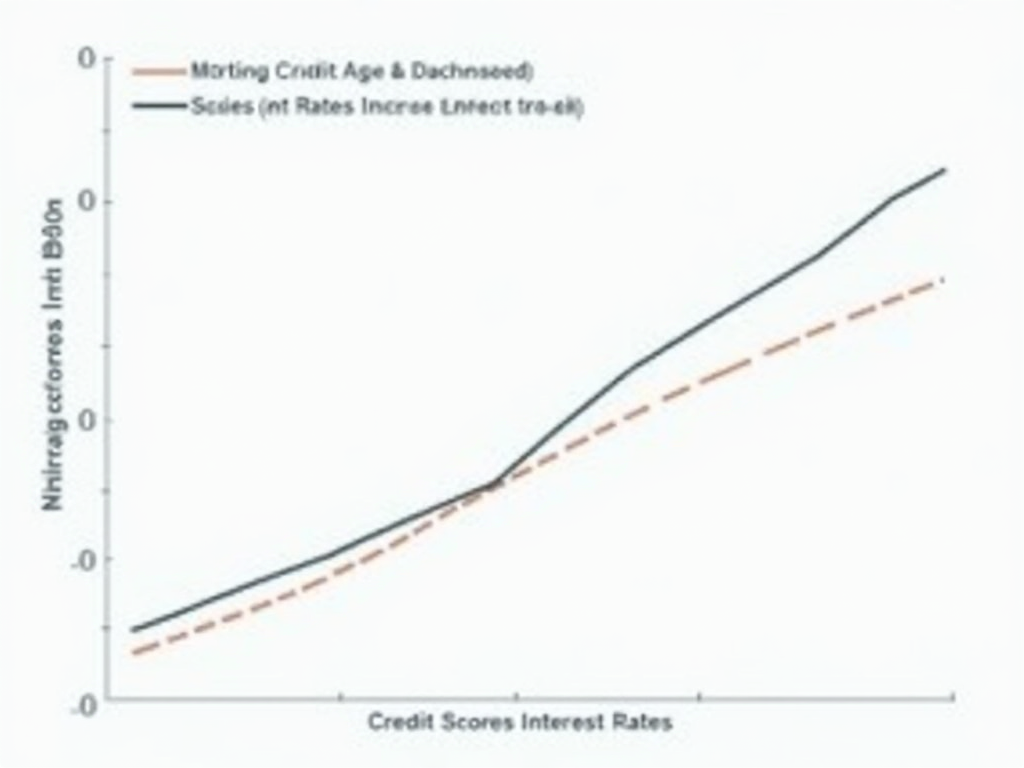 Graph illustrating how higher credit scores lead to lower mortgage interest rates.