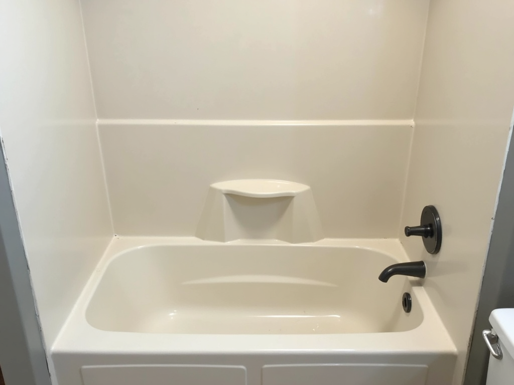 A bathroom ready for a home inspection.