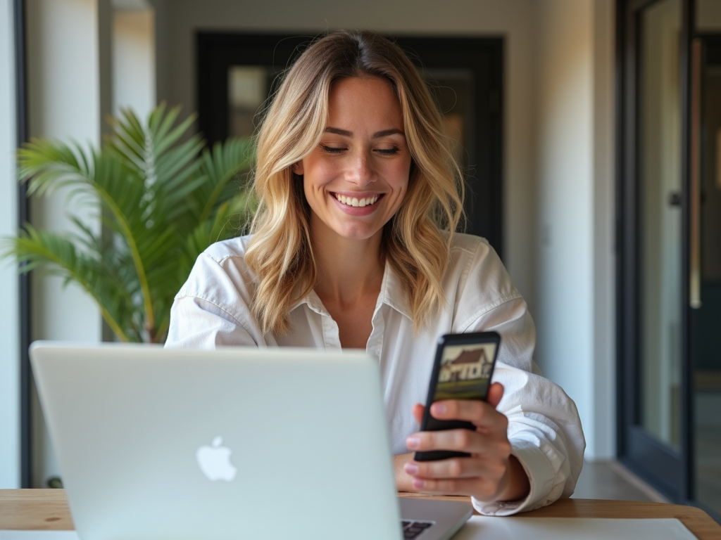 Borrower happy with AI-enhanced property photo