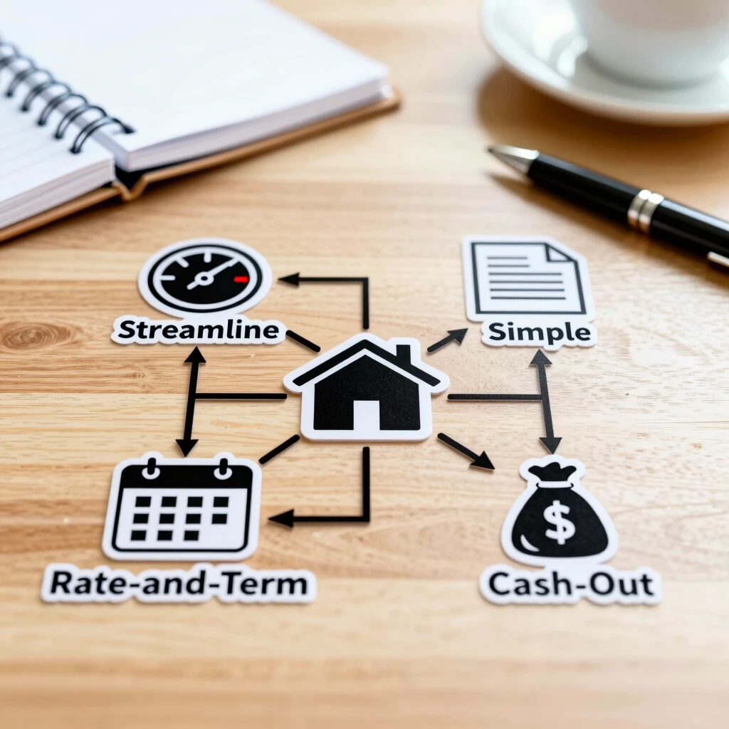 Visual guide to FHA refinance types