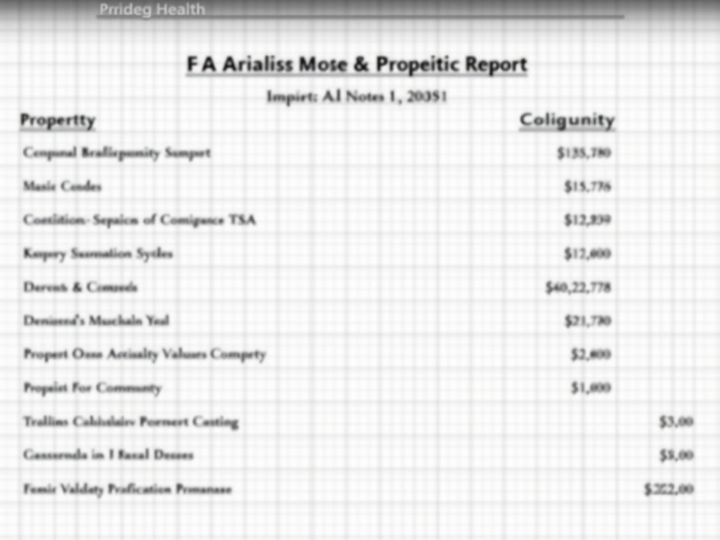 FHA appraisal report