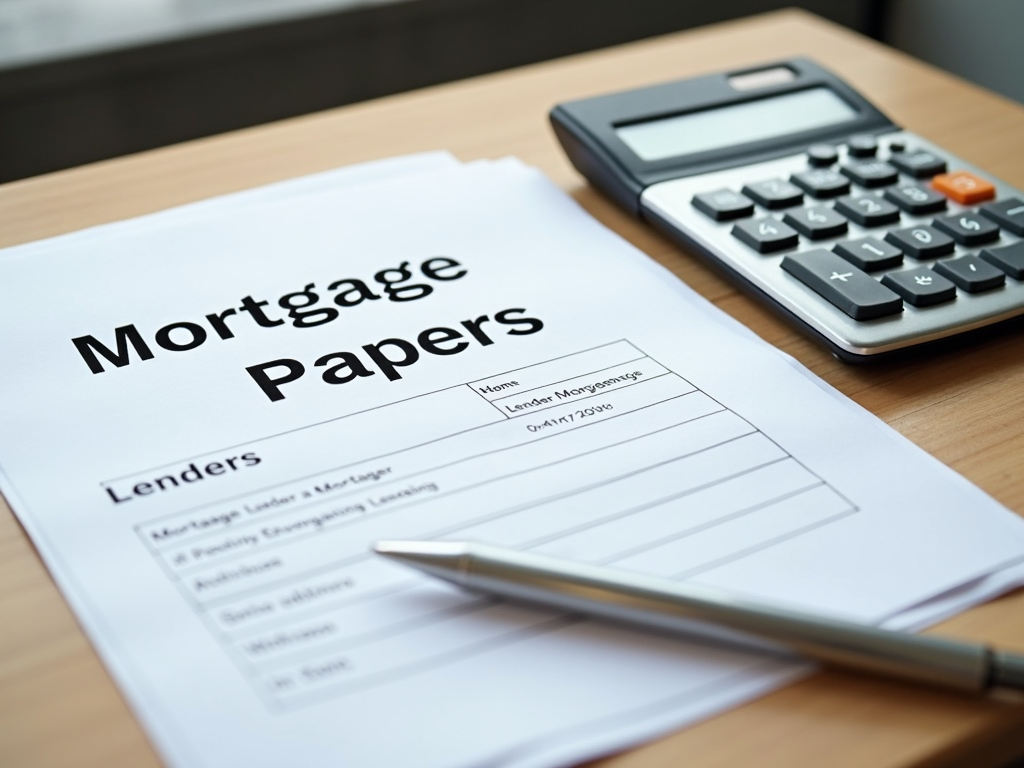 Mortgage documents prepared for underwriting