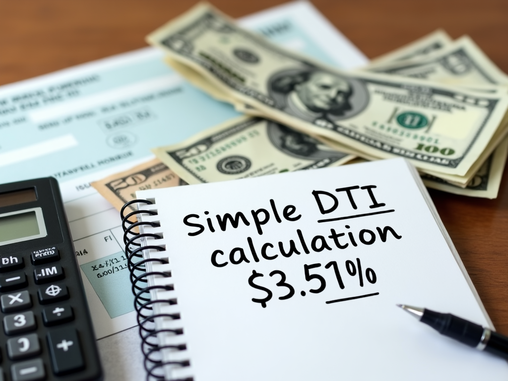 Calculating debt-to-income ratio for an FHA loan