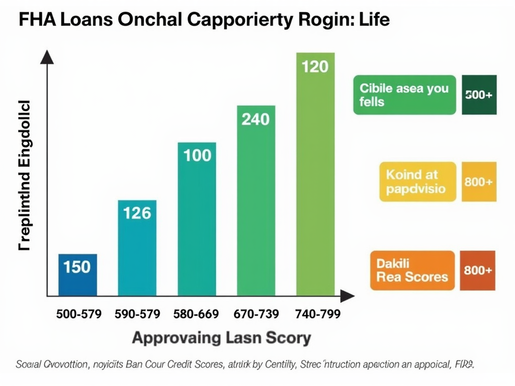 Credit score ranges and FHA loan eligibility