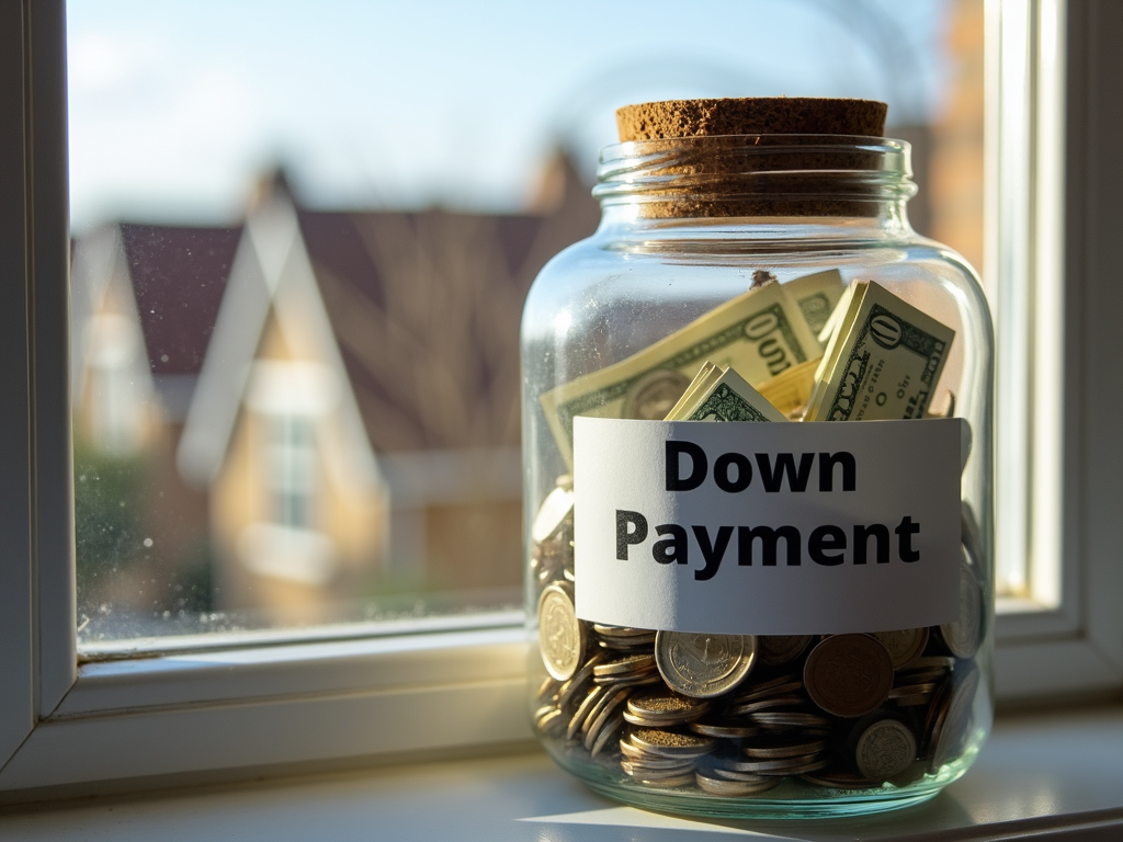 Jar for down payment savings