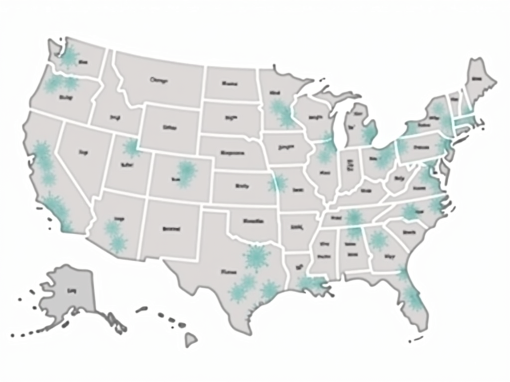 Map of FHA loan limits by county