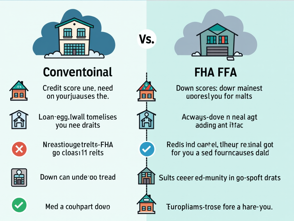 Infographic: Conventional vs FHA Loan Comparison