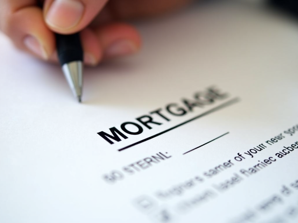 Signing mortgage documents