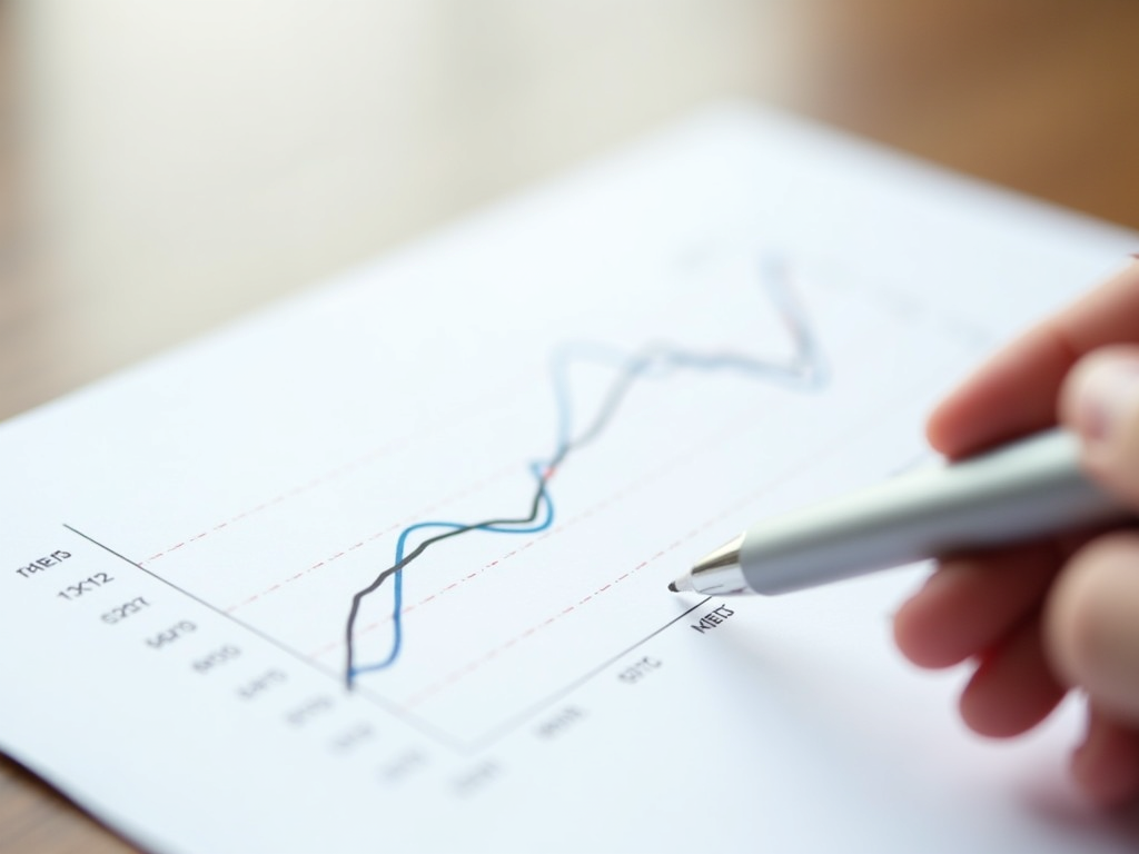Chart showing fixed vs. adjustable mortgage rates