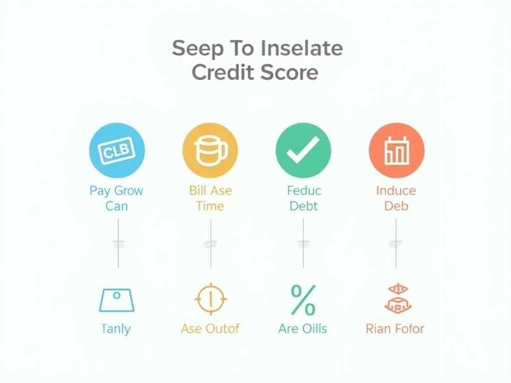 Infographic on improving credit score