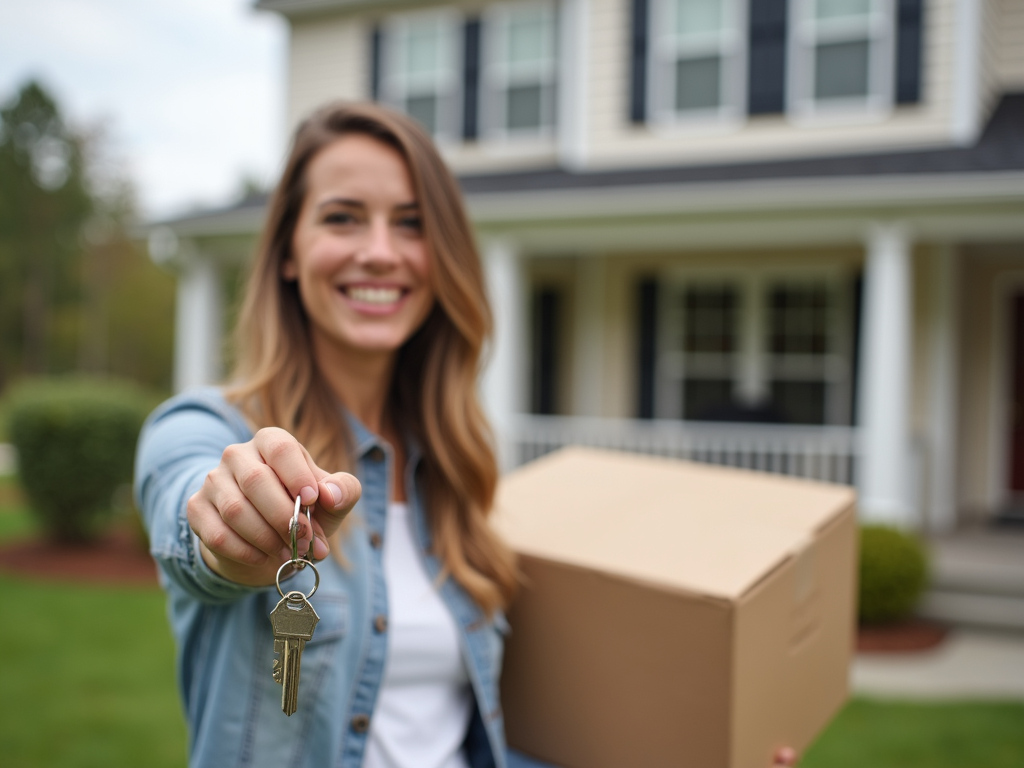 Celebrating first home purchase