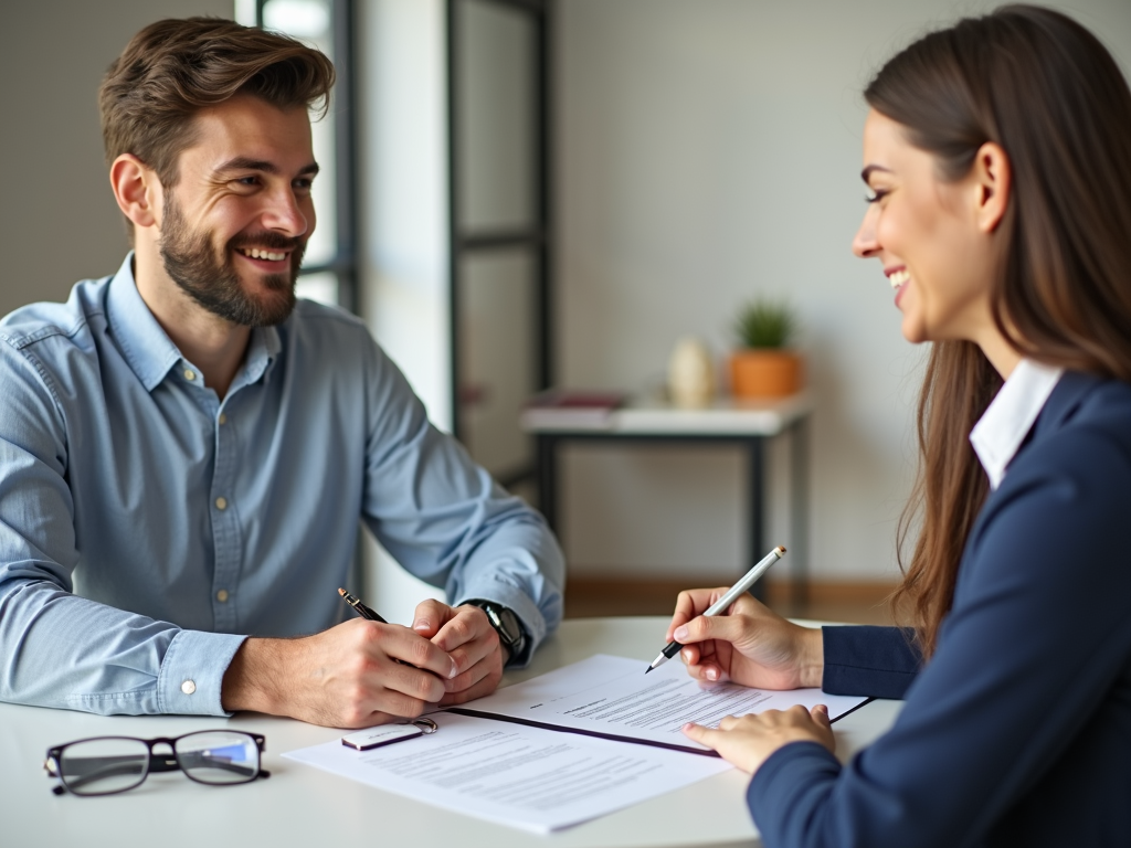 A borrower signing their FHA mortgage agreement.