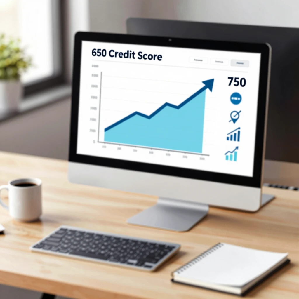Improving credit score graph for mortgage approval