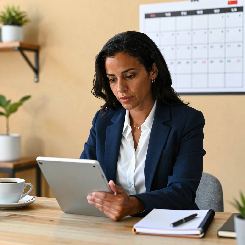 Aspiring broker preparing for licensing exam