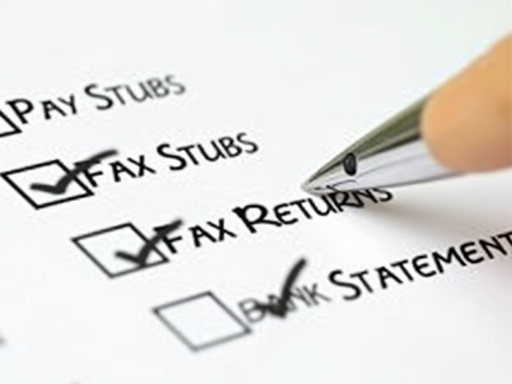 FHA loan documentation checklist