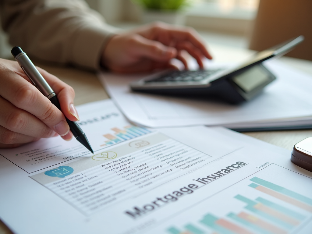 Homeowner reviewing mortgage insurance costs