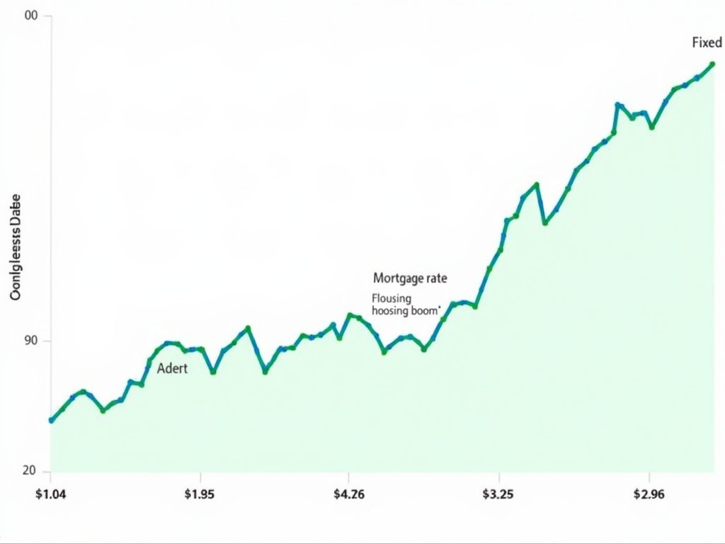 Graph of mortgage rate trends over the past decade