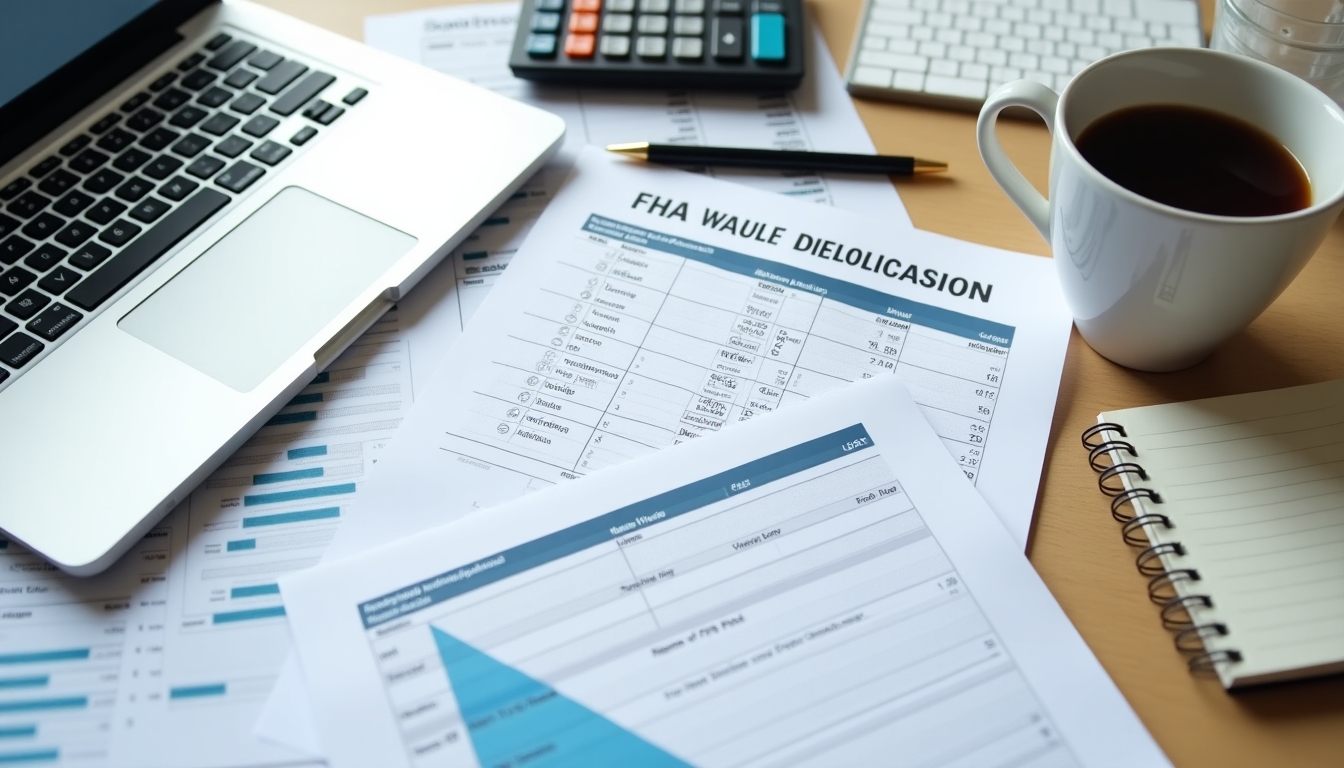 A financial advisor explaining FHA mortgage requirements