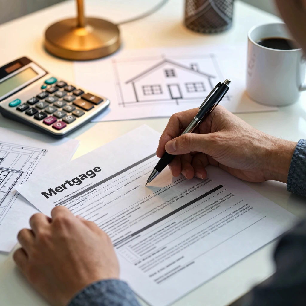 Reviewing mortgage application documents