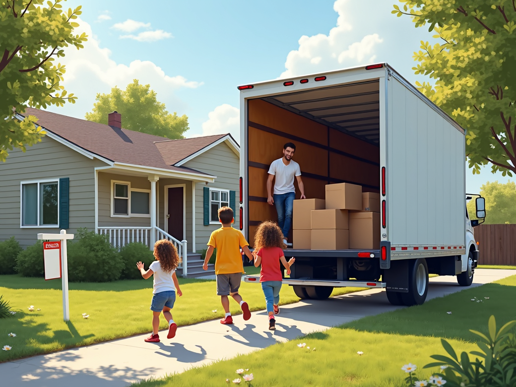 Moving into a new home after FHA approval.